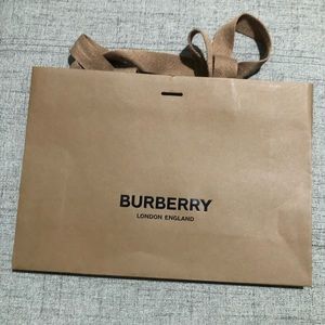 Burberry gift bag